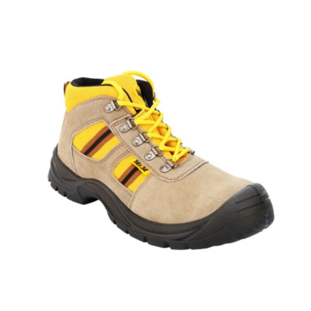 Suede Leather Safety Shoes with Steel Toe