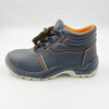 Men's Outdoor Leather Boots Iron Toe Cap Waterproof Upper Safety Shoes