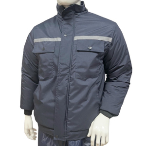Thickened Waterproof Work Clothes Cotton Jackets Cold Resistant Clothing with Reflective Strips