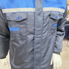Reflective Strip Anti-static Protective Work Jacket for Winter Workshop Work