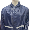 Long Reusable PVC Poncho with Reflective Tape