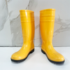Safety Rain Boots Anti-Slip Labor Protect Rain Boots for Industry Work with Steel Toe