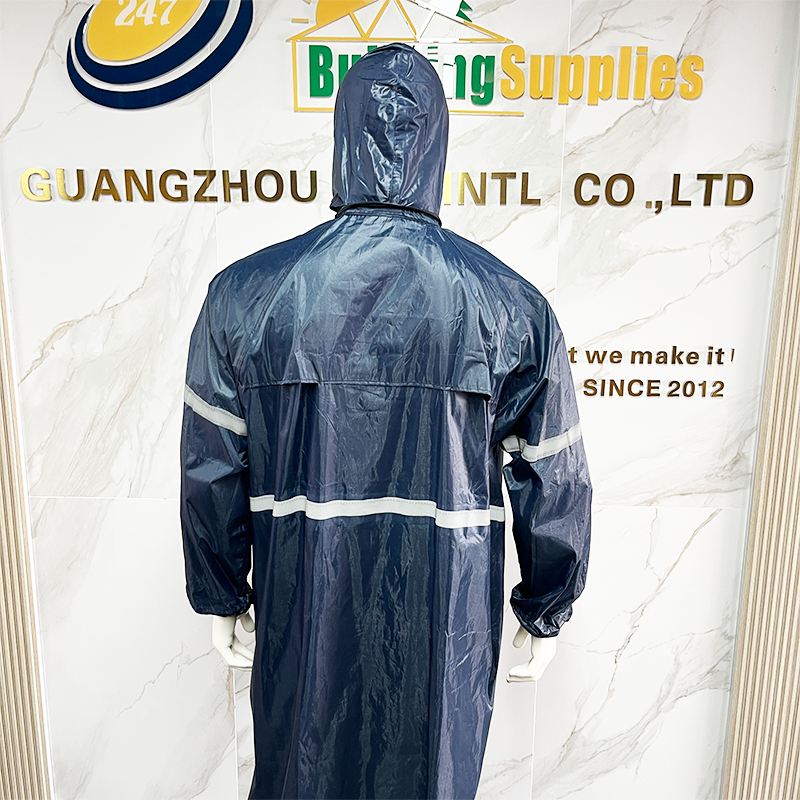 100% Waterproof Work Raincoat Heavy Duty Thick Safety Reflective Safety Raincoat 