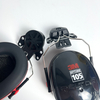 H10P3E Black Construction Industry Hearing Protections ABS Safety Earmuffs for Helmet