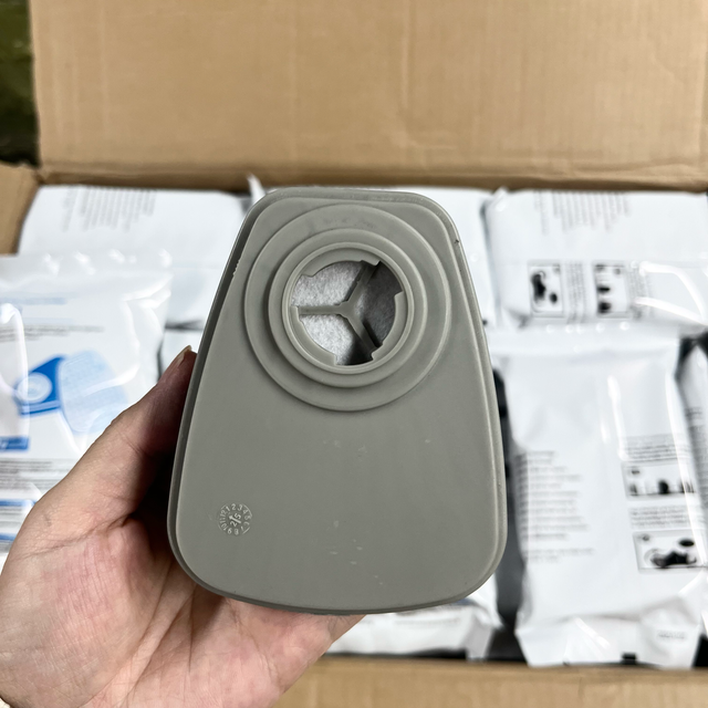 6001 Gas Mask Filter Box Respirator Cartridge Box Chemical Industry Filter Box
