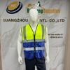 Mesh Breathable Vest with Zipper High Visibility Reflective Safety Vest