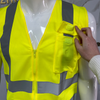 Yellow High Visibility Reflective Safety Vest Reflective Running Vest