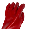 Red PVC Gloves Industrial Chemical Protection Gloves