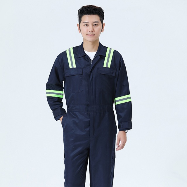 Industrial Reflective Long Sleeve Durable PPE Overall Safety Clothing