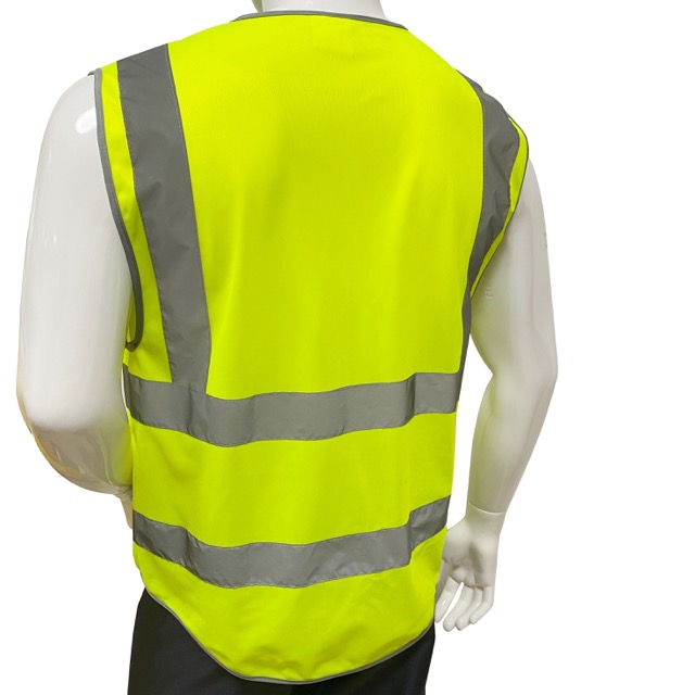 Custom Logo Polyester Safety Vest for Construction Workers And Roadway Safety