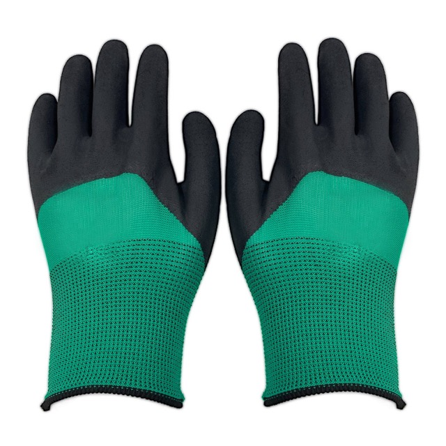 Agricultural Garden Rubber Coated Protective Work Gloves