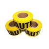 Customize PE Warning Caution Tape Yellow Non Adhesive Barricade Tape