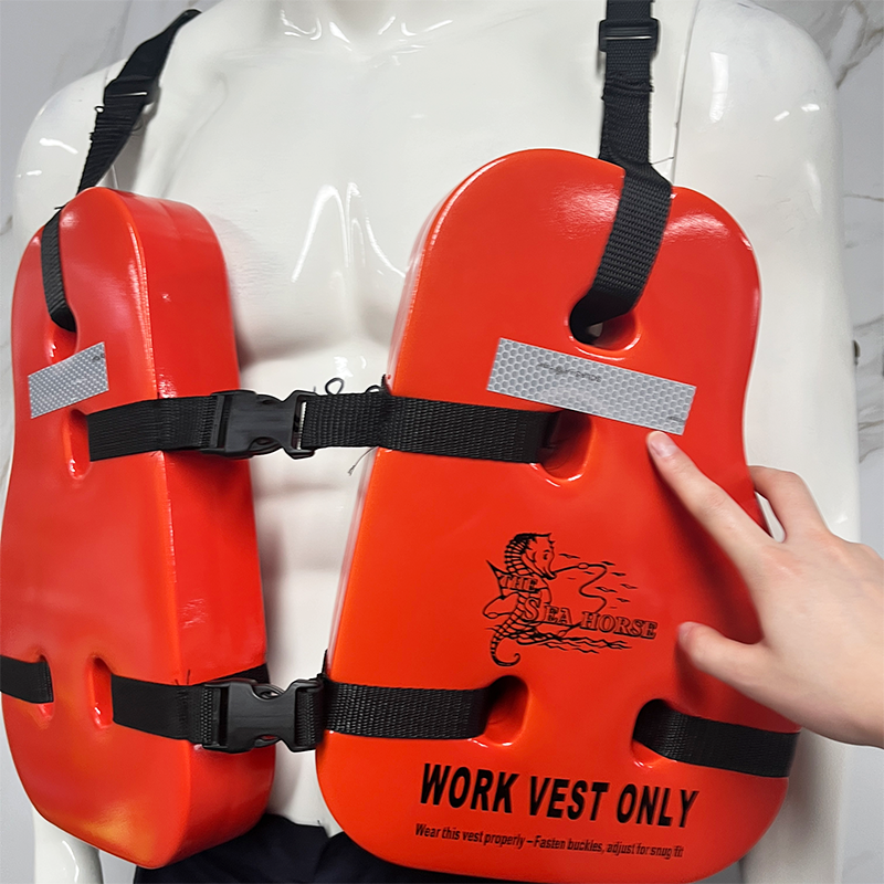  Factory Professional Red NBR 3-Piece Lifejacket Portable Lightweight Safety Life Jacket Vest
