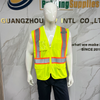 High Quality Multi-Pocket Functional Breathable Front Zipper Design Safety Reflective Vest