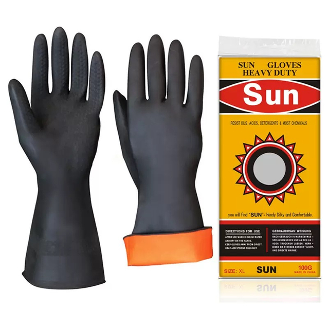 Wholesale Industrial Safety Latex Work Gloves Hand protection Waterproof Safety Glove