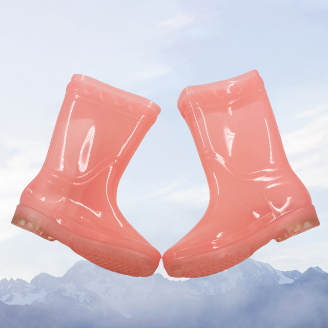 Wholesale Custom Waterproof Short Pink Pvc Rain Boots