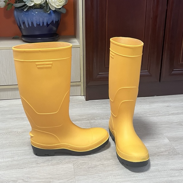 Oil Acid Alkali Resistant Safety Rubber Rain Boots For Work