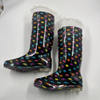 Fashion Rainbow Color Waterproof Lady Work Rain Boot