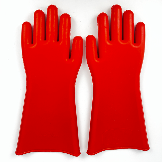 Insulated Hand Rubber Electricity Proof Gloves for Electrical Work