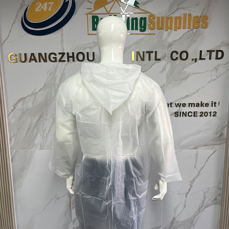 Hot Sale Rainwear Adult EVA Party Raincoat Customized Logo Printed Outer Rainwear Waterproof Rain