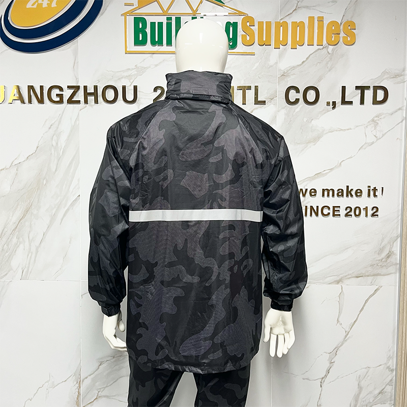 Popular High Visibility Rain Suit Waterproof Rain Coat Reflective Safety Raincoat