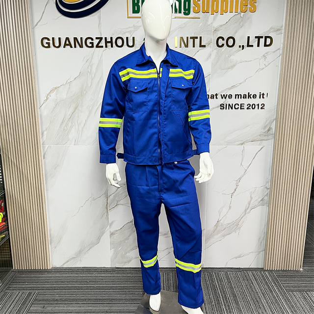 High Visibility Safety Clothes with Logo Breathable Work Clothes Safety Clothes with Security Guard Workwear 