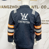 High-Visibility Construction Work Uniform with Reflective Strips Custom Logo Workwear long Sleeve Work Clothes