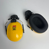 H9P3E Yellow Construction Industry Noise Reduction ABS Safety Earmuffs for Helmet
