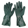 Finishing Waterproof Oil Chemical Resistant Green Industrial PVC Gloves