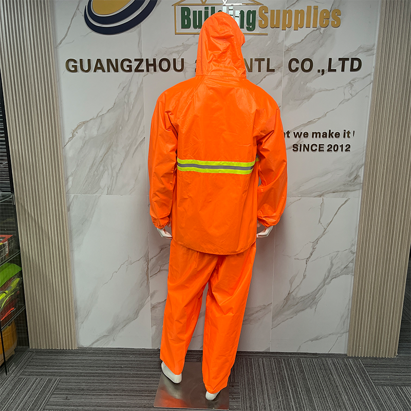 Safety Raincoat EVA/PVC/PU 100% Waterproof Workers Poncho Raincoat Rainwear