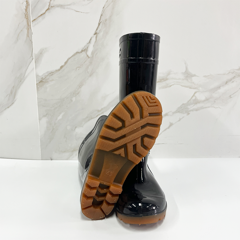 Working Construction Oil Acid Resistant Industrial and Mining Rain Boots with Steel Toe