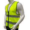 Customized Work Jacket Safety Reflective Vest With Zipper