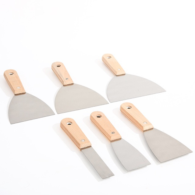 High Quality Wooden Handle Stainless Steel Putty Knife