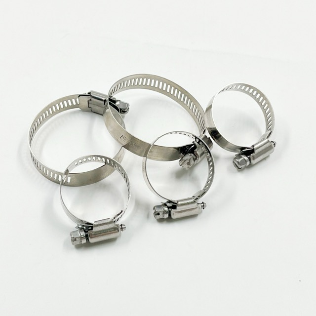 SS304 Stainless Steel Adjustable Pipe Clamp Hose Clamps