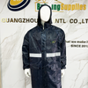 Wholesale Adults Waterproof Long Rain Coat Hooded Raincoat with Reflective Strip