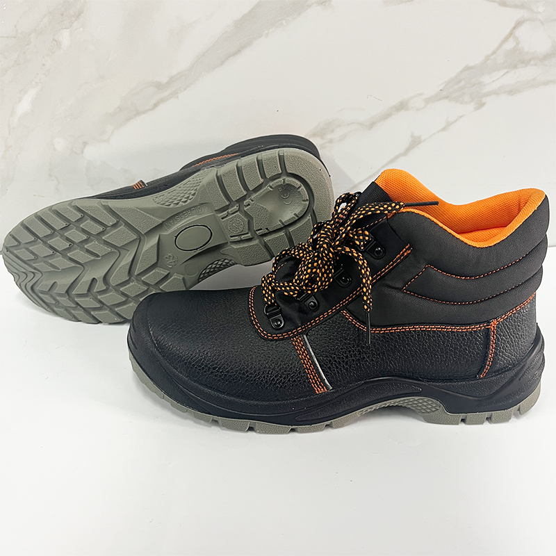 Safety Suitable for All Seasons Middle Cut Shoes Anti-Smash Waterproof Boots Work Safety Shoes