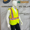 High Quality Multi-Pocket Functional Breathable Front Zipper Design Safety Reflective Vest