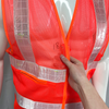 Wholesale Customizable Sleeveless Reflective Vest with Breathable Mesh Panels for Construction