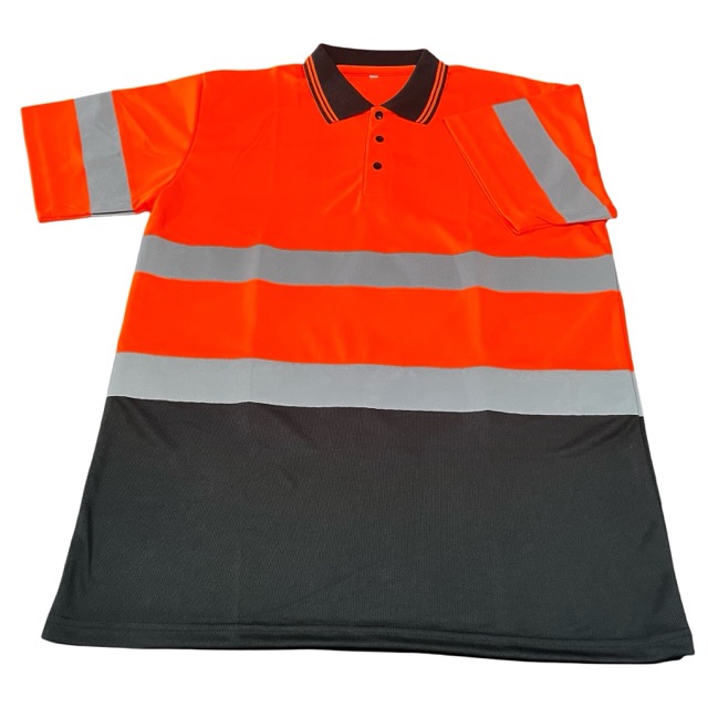 High Visibility Clothing T-Shirts Safety Security Work Bird Eye Fabric Short Sleeve