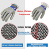 Stainless Steel Mesh Metal Glove Food Grade Kitchen Cooking Butcher Meat Cutting Safety Gloves