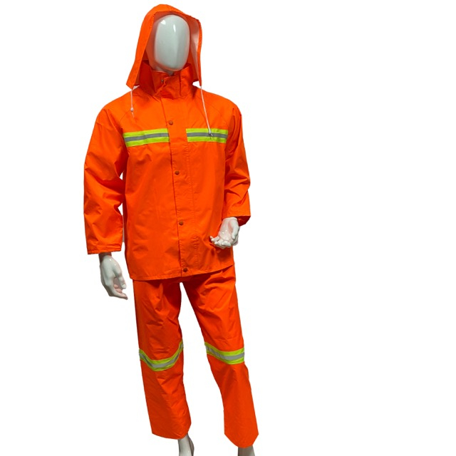 Adult Work Reflective Waterproof Raincoat