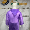 Reusable Rainwear Transparency Portable Rainwear Waterproof EVA Long Jacket Rain Poncho Raincoat