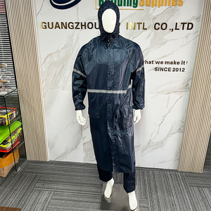 100% Waterproof Work Raincoat Heavy Duty Thick Safety Reflective Safety Raincoat 