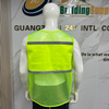 Wholesale Custom Logo High visibility Reflective Multi-Pocket Vest Outdoor Work Safety Vest