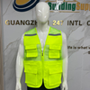 Wholesale Custom Logo High visibility Reflective Multi-Pocket Vest Outdoor Work Safety Vest