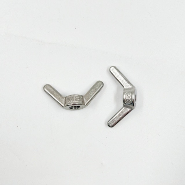 SS304 SS316 Construction Stainless Steel Wing Nuts