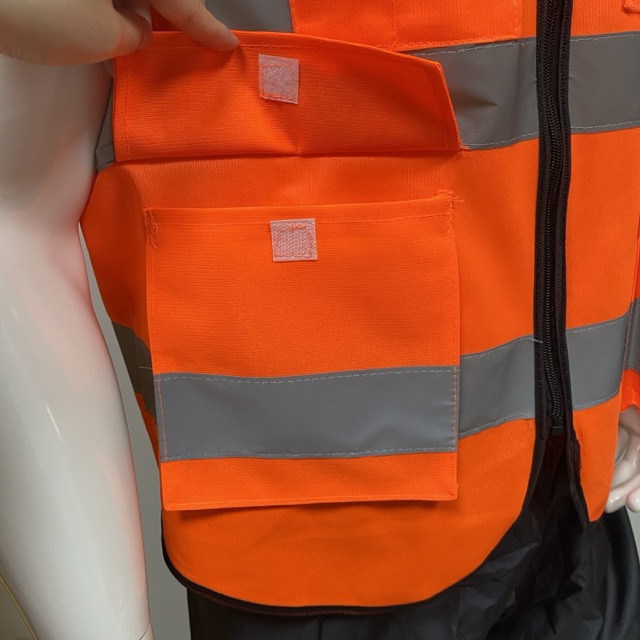 Security Jacket Construction Reflective Safety Work Vest