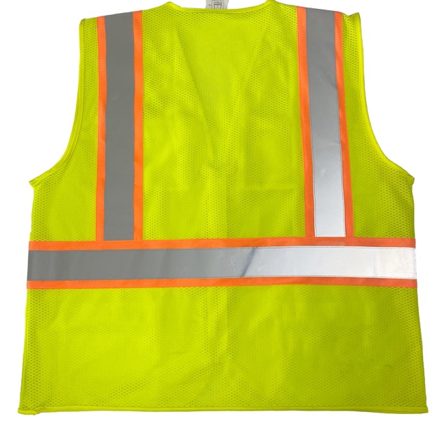 Construction Work Vest Reflective Safety Vest With Pockets