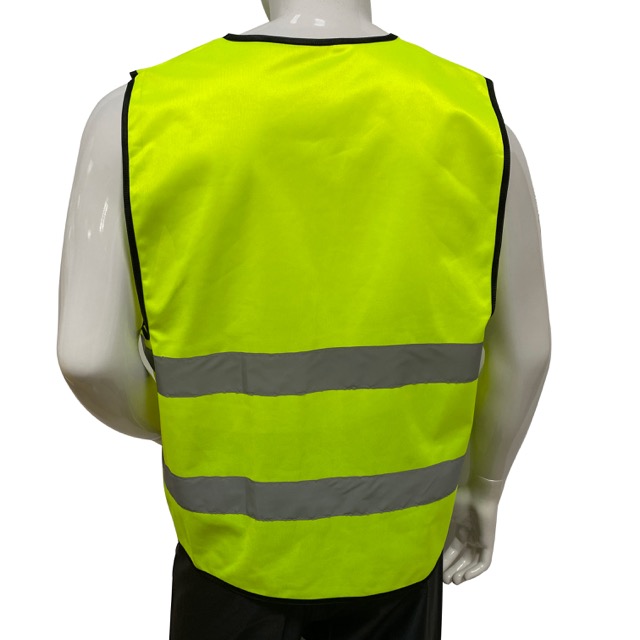 Customized Work Jacket Safety Reflective Vest With Zipper