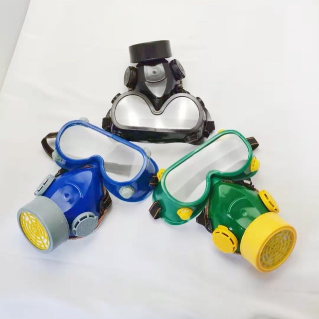 JY5011 Single Cartridge Chemical Respirator with Glasses